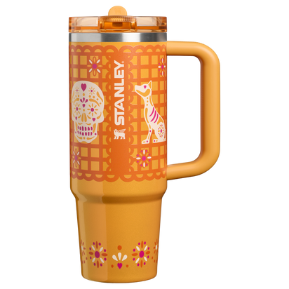 Stanley 1913 The Quencher® ProTour Flip Straw Tumbler 30 OZ in Marigold Papel Picado | Front View