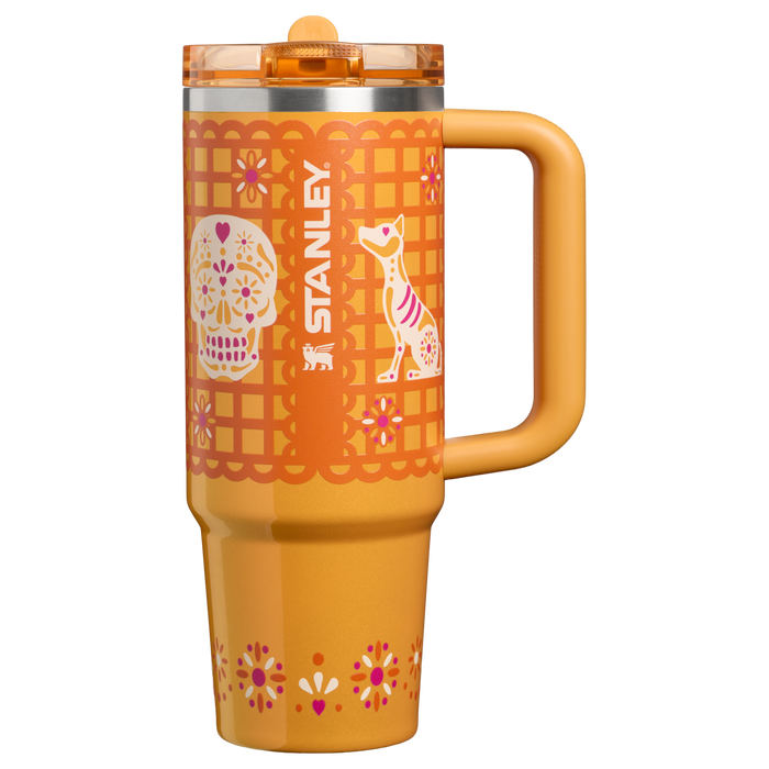Stanley 1913 The Quencher® ProTour Flip Straw Tumbler 30 OZ in Marigold Papel Picado | Front View