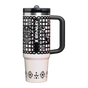 Swatch for Stanley 1913 The Quencher® ProTour Flip Straw Tumbler 30 OZ in Salt Papel Picado | Front View