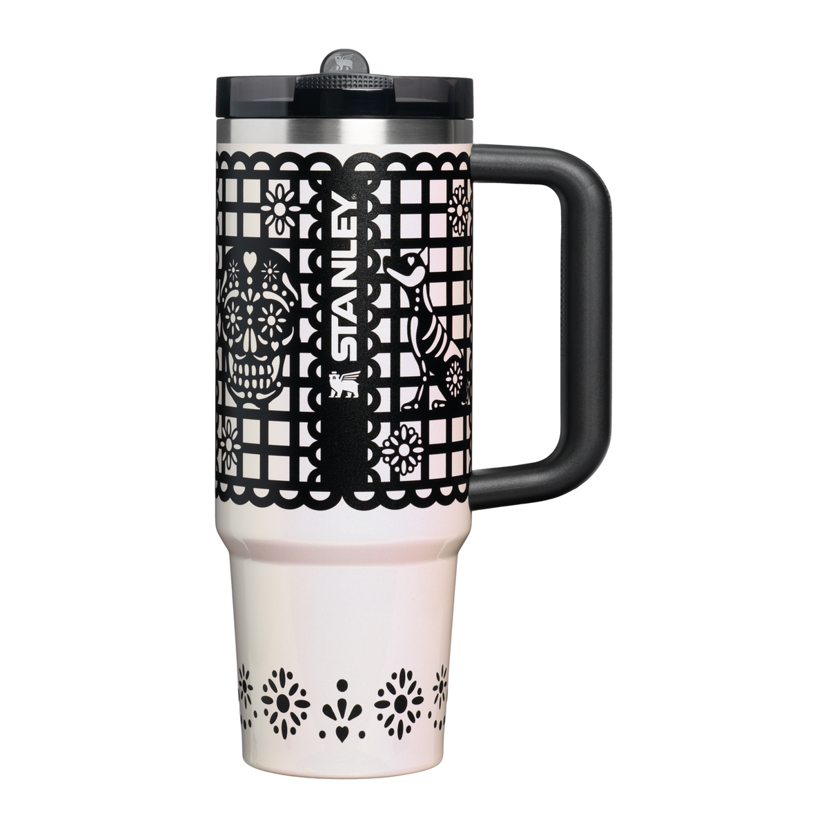 Stanley 1913 The Quencher® ProTour Flip Straw Tumbler 30 OZ in Salt Papel Picado | Front View