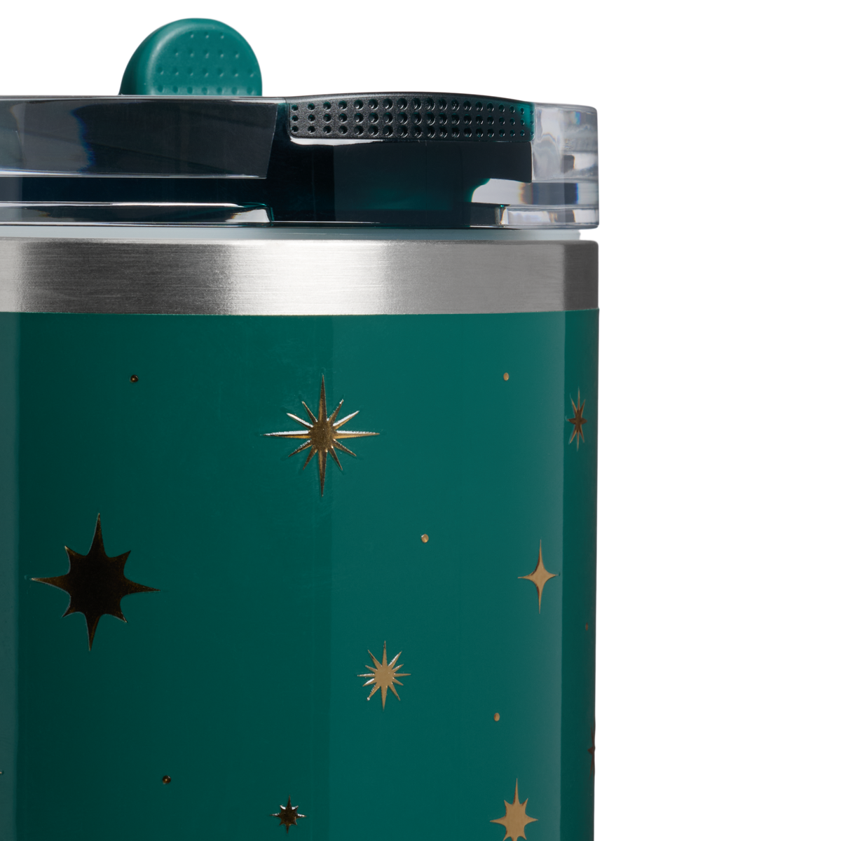 Stanley 1913 The Quencher® ProTour Flip Straw Tumbler 30 OZ in Shadow Green Night Sky | Detailed View
