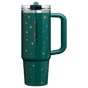 Swatch for Stanley 1913 The Quencher® ProTour Flip Straw Tumbler 30 OZ in Shadow Green Night Sky | Front View