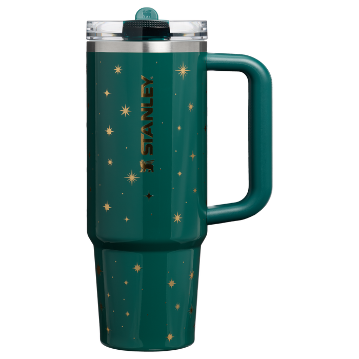 Stanley 1913 The Quencher® ProTour Flip Straw Tumbler 30 OZ in Shadow Green Night Sky | Front View