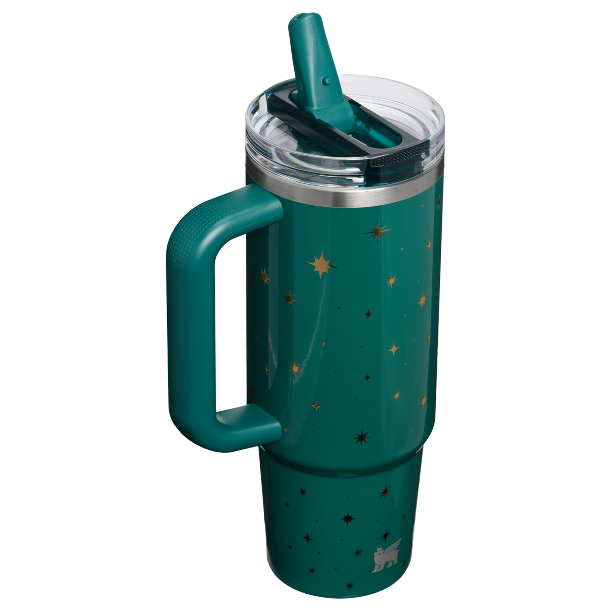 Stanley 1913 The Quencher® ProTour Flip Straw Tumbler 30 OZ in Shadow Green Night Sky | Back View