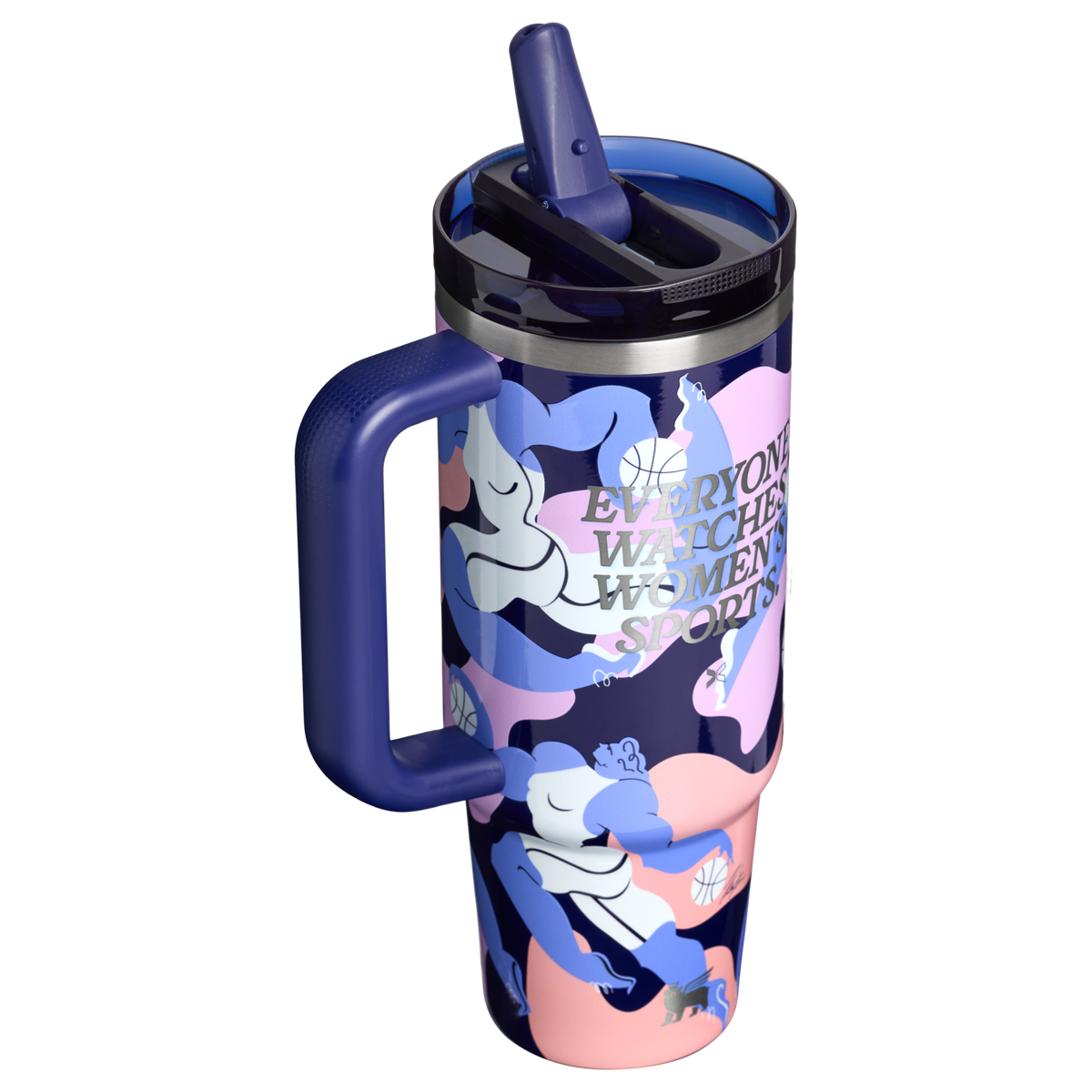 Stanley 1913 The Quencher® ProTour Flip Straw Tumbler 30 OZ in TOGETHXR Flux | Back View