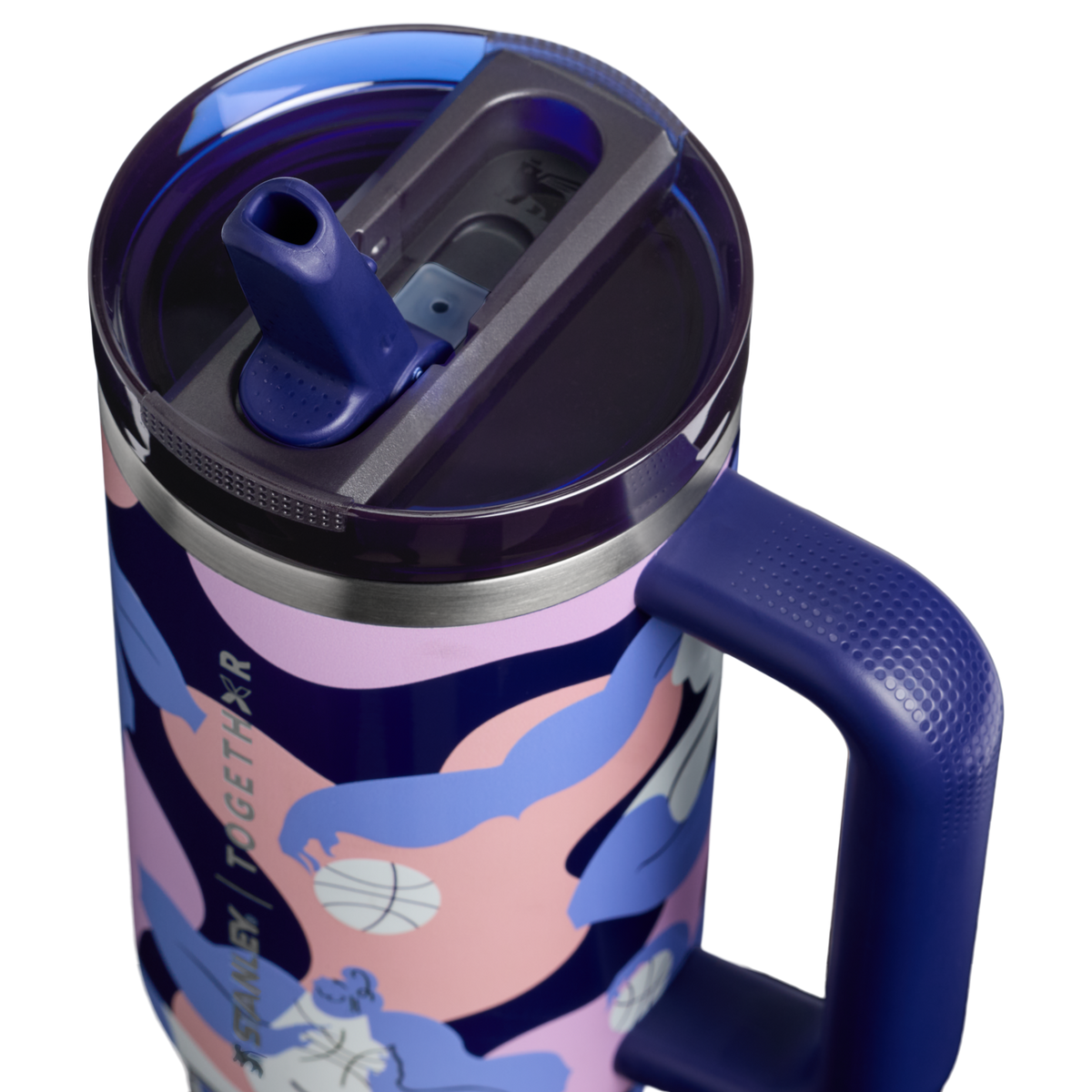 Stanley 1913 The Quencher® ProTour Flip Straw Tumbler 30 OZ in TOGETHXR Flux | Lid Detailed View