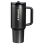 Swatch for Stanley 1913 The Quencher ProTour Flip Straw Tumbler 40 OZ in Black Galactic | Front View