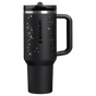 Swatch for Stanley 1913 Halloween Quencher® ProTour Flip Straw Tumbler 40 OZ in Black Stardust | Front View