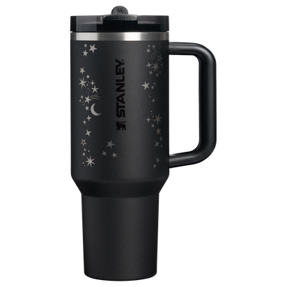 Stanley 1913 Halloween Quencher® ProTour Flip Straw Tumbler 40 OZ in Black Stardust | Front View