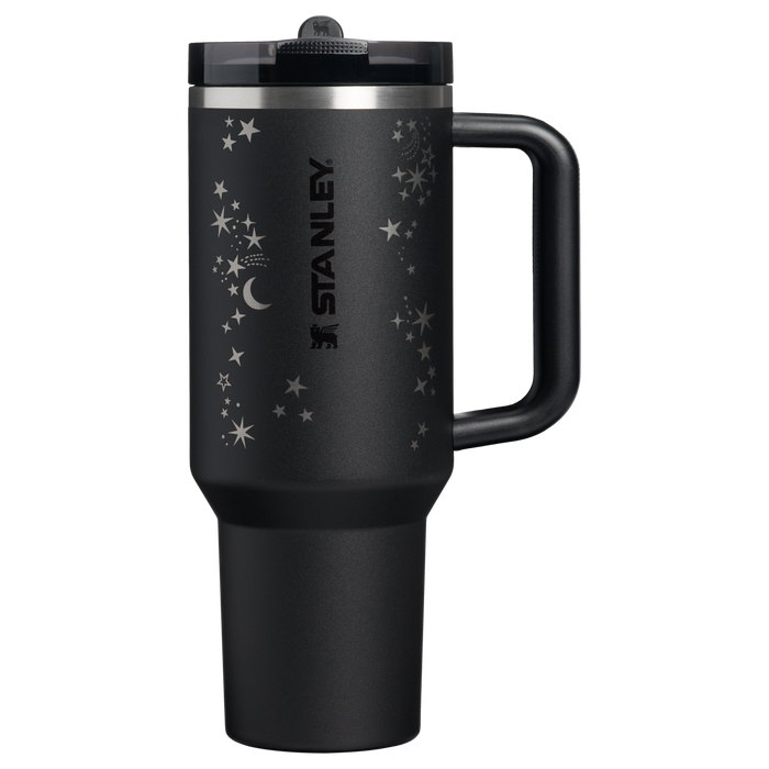 Stanley 1913 Halloween Quencher® ProTour Flip Straw Tumbler 40 OZ in Black Stardust | Front View