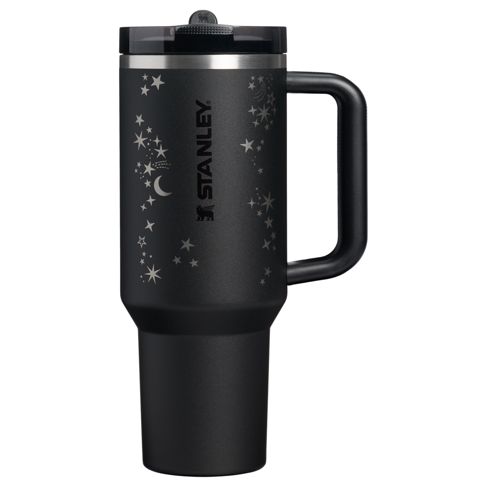 Stanley 1913 Halloween Quencher® ProTour Flip Straw Tumbler 40 OZ in Black Stardust | Front View