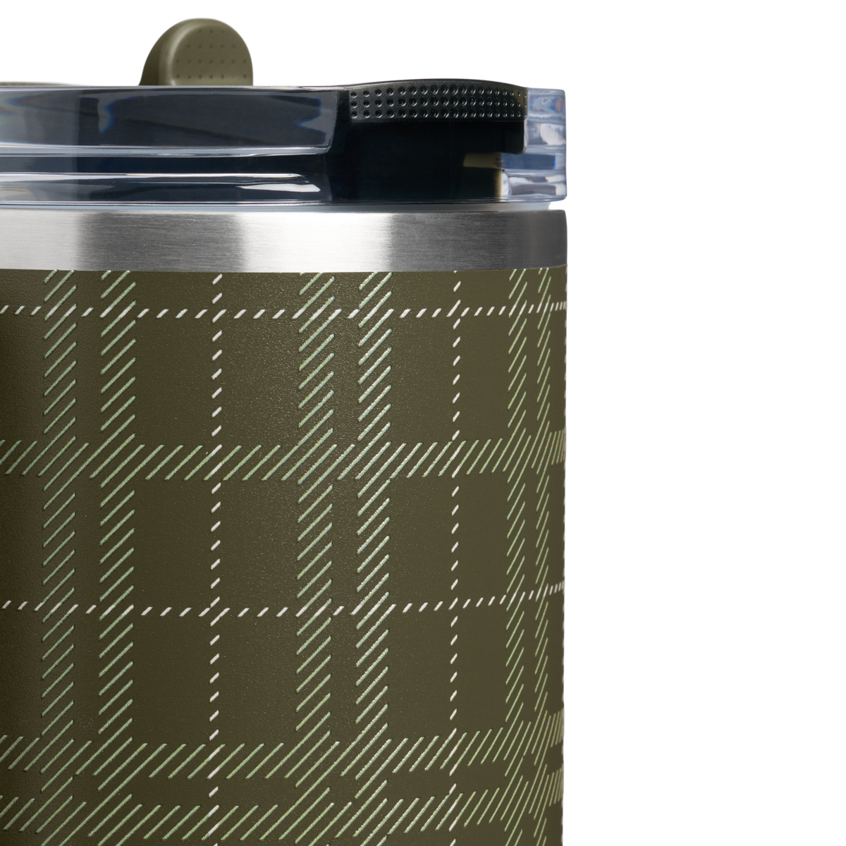 Stanley 1913 The Quencher® ProTour Flip Straw Tumbler 40 OZ in Peat Moss Plaid | Detailed View