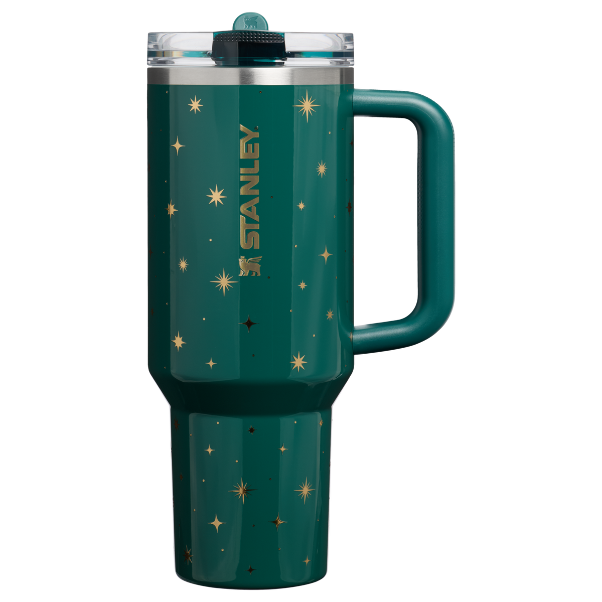Stanley 1913 The Quencher® ProTour Flip Straw Tumbler 40 OZ in Shadow Green Night Sky | Front View
