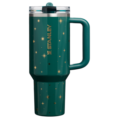 Stanley 1913 The Quencher® ProTour Flip Straw Tumbler 40 OZ in Shadow Green Night Sky | Front View