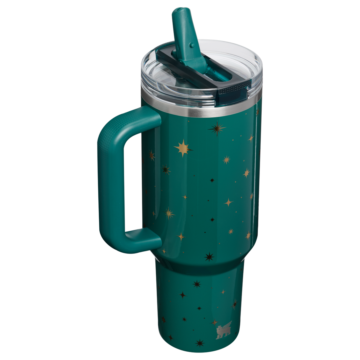 Stanley 1913 The Quencher® ProTour Flip Straw Tumbler 40 OZ in Shadow Green Night Sky | Back View