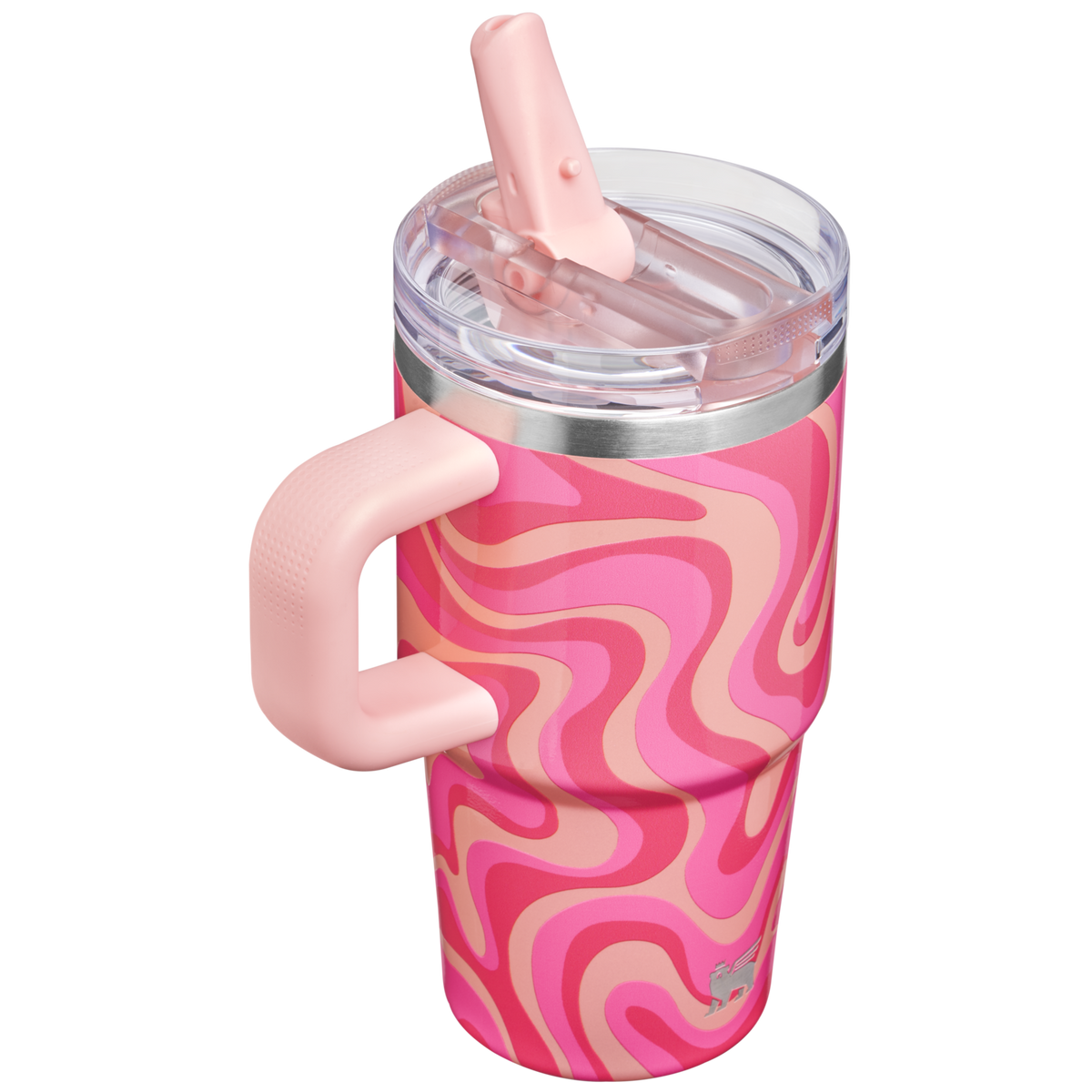 Stanley 1913 The Quencher ProTour Flip Straw Tumbler 20 OZ in Hot Coral Fade | Back View