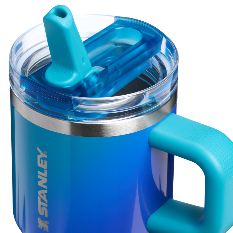 Stanley 1913 The Quencher ProTour Flip Straw Tumbler 20 OZ in Sea Glass Aura | Lid Detailed View