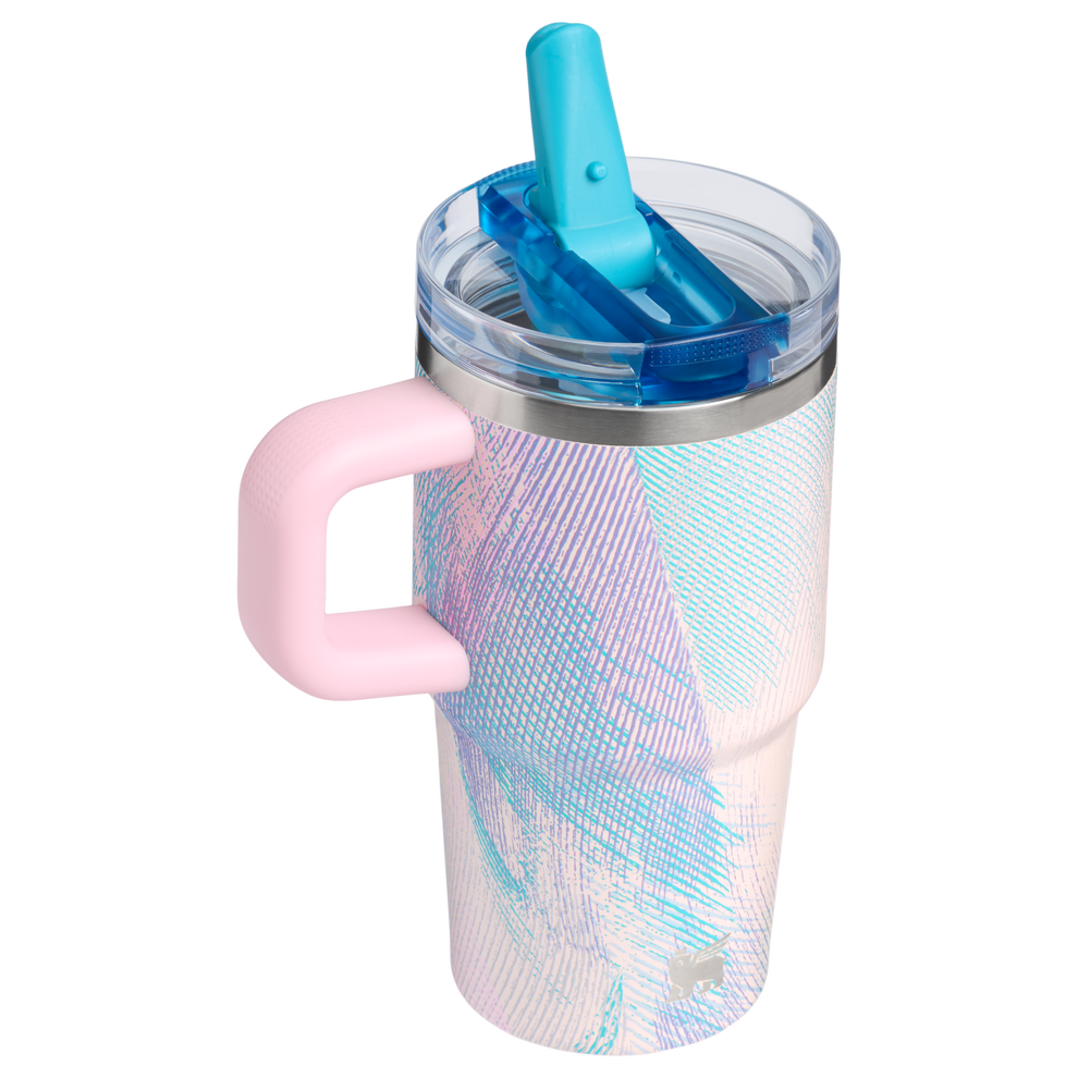 Stanley 1913 The Quencher ProTour Flip Straw Tumbler 20 OZ in Sea Glass Plume | Back View
