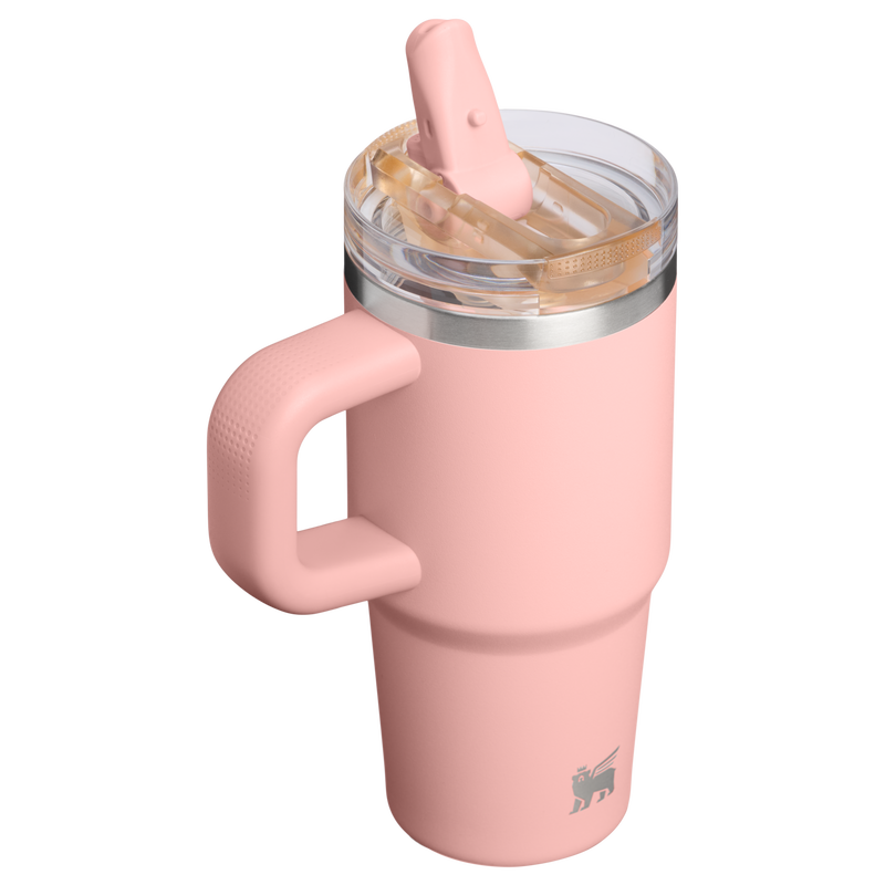 Stanley 1913 The Quencher ProTour Flip Straw Tumbler 14 OZ in Peach Rose | Back View