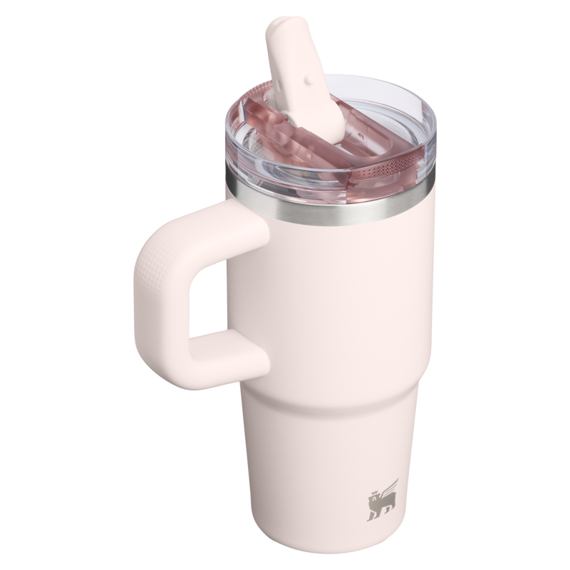 Stanley 1913 The Quencher ProTour Flip Straw Tumbler 14 OZ in Rose Quartz | Back View