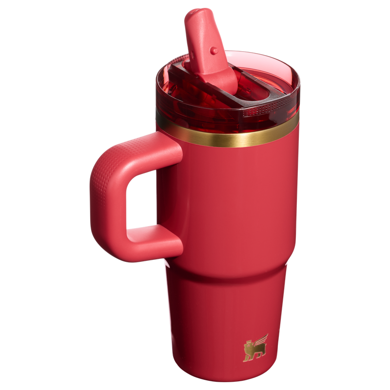 Stanley 1913 The Cheers & Cheer Quencher ProTour Flip Straw Tumbler 14 OZ in Holly Berry Gloss | Back View