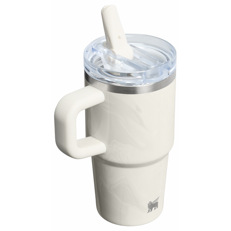 Stanley 1913 The Quencher ProTour Flip Straw Tumbler 20 OZ in Calcite Calacatta | Back View