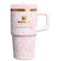 Swatch for Stanley 1913 Stanley 1913 x LoveShackFancy Holiday Quencher® ProTour Flip Straw Tumbler 20 OZ in Coquette Bow Chantilly | Front View