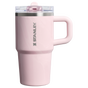 Swatch for Stanley 1913 The Quencher ProTour Flip Straw Tumbler 20 OZ in Pink Amethyst Calacatta | Front View