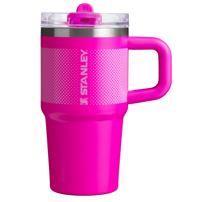 Stanley 20 OZ Quencher ProTour Flip Straw Insulated Tumbler In Vivid Violet Pink
