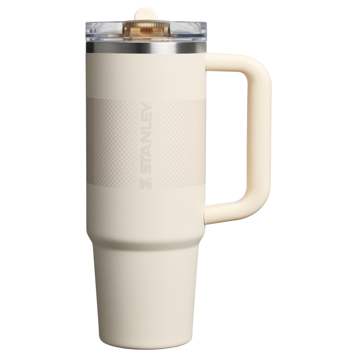 Stanley 30 OZ Quencher ProTour Flip Straw Tumbler In Cream Fade White