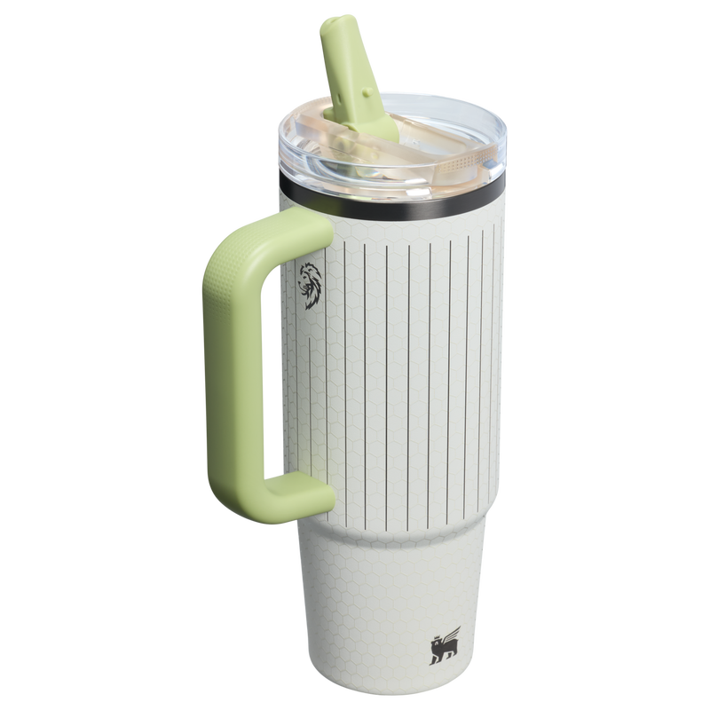 Stanley 1913 The Stanley 1913 x Nelly Korda Quencher® ProTour Flip Straw Tumbler 30 OZ in Nelly Korda Pinstripe | Back View