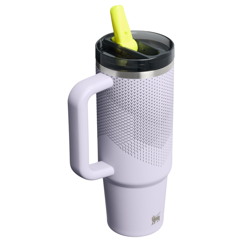 Stanley 1913 The Quencher ProTour Flip Straw Tumbler 30 OZ in Purple Dust Hypergrip | Back View