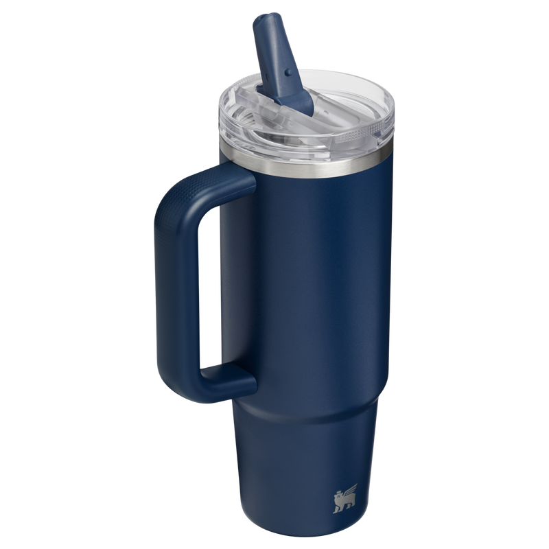 Stanley 1913 The Quencher ProTour Flip Straw Tumbler 30 OZ in Dark Navy | Back Lid View