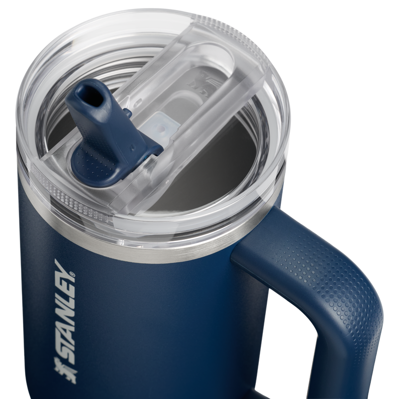 Stanley 1913 The Quencher ProTour Flip Straw Tumbler 30 OZ in Dark Navy | Lid Detailed View
