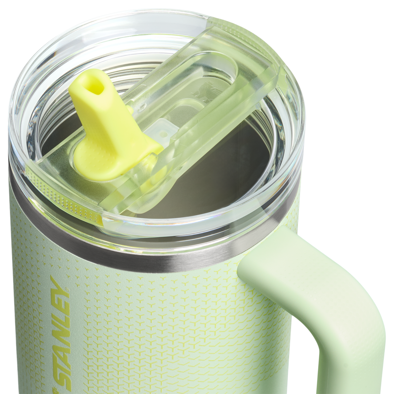 Stanley 1913 The Quencher ProTour Flip Straw Tumbler 40 OZ in Honeydew Hypergrip | View 2