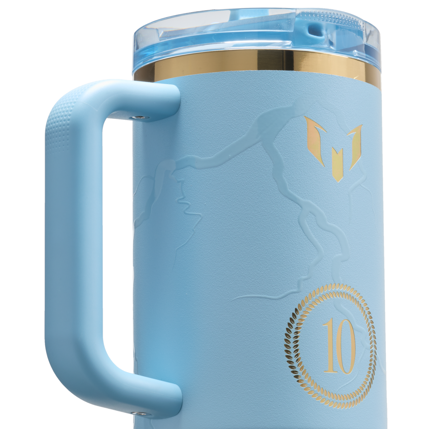 Stanley 1913 The Messi x Stanley Quencher ProTour Flip Straw Tumbler 40 OZ in Messi Striker Blue | View 1