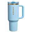 Messi x Stanley Collab 40 Oz Quencher ProTour Flip Straw Stainless Steel Tumbler In Blue