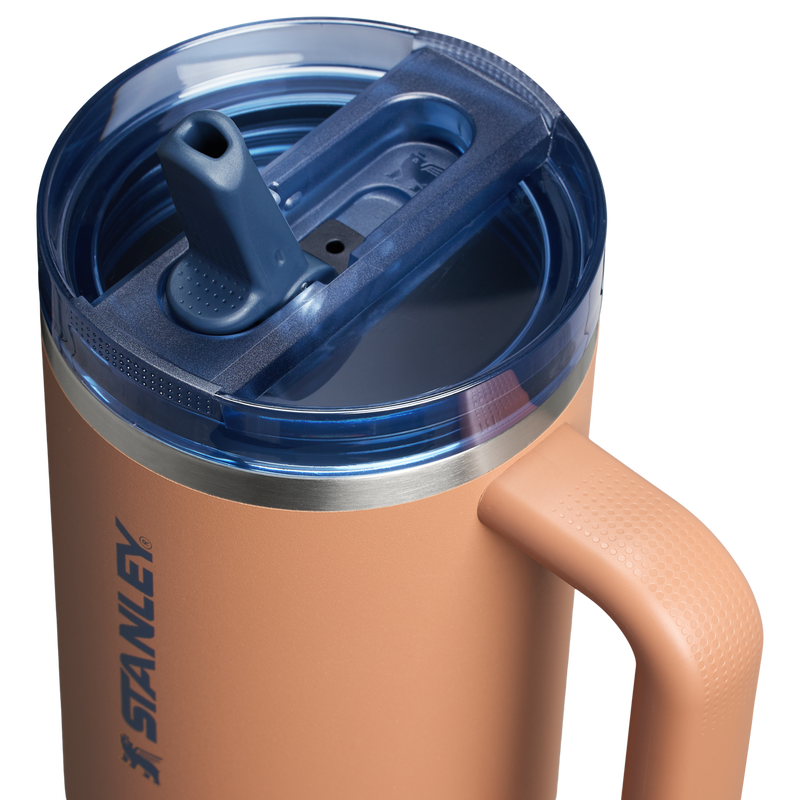 Stanley 1913 The Quencher ProTour Flip Straw Tumbler 40 OZ in Toast | Lid Detailed View