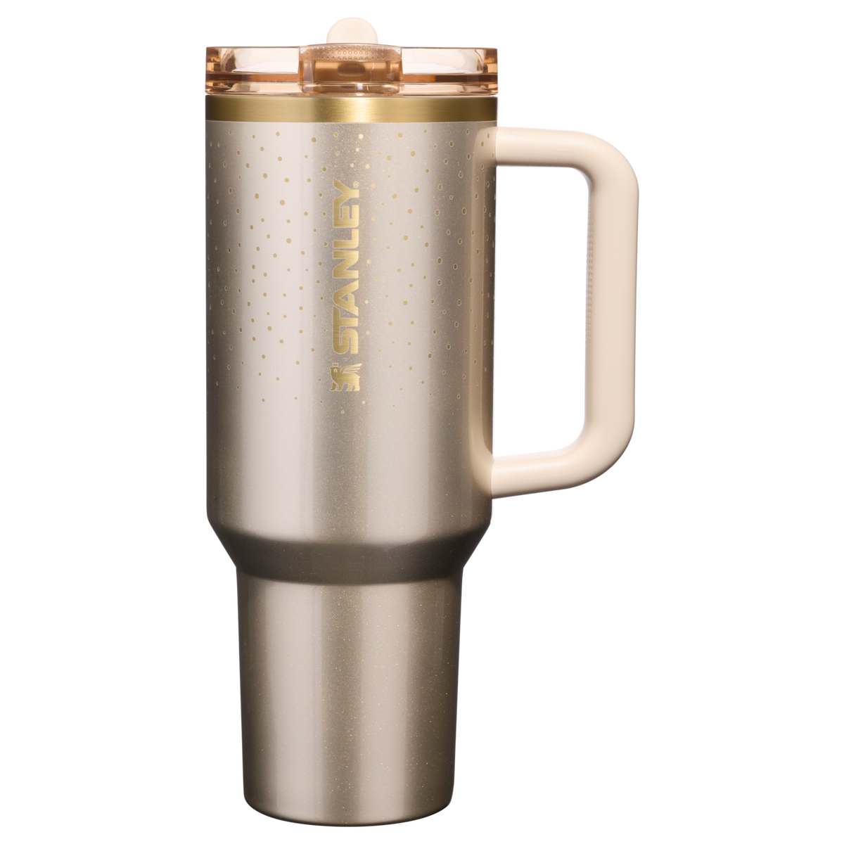 Stanley 1913 The Cheers & Cheer Quencher ProTour Flip Straw Tumbler 40 OZ in Prosecco Shimmer | Front View