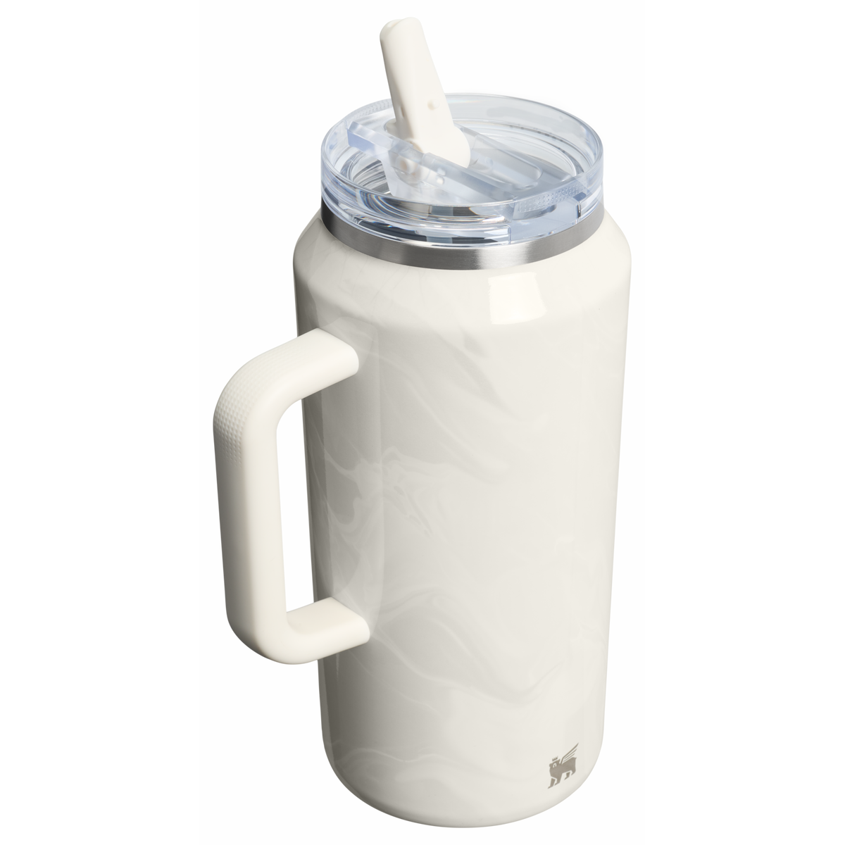 Stanley 1913 The Quencher ProTour Flip Straw Tumbler 64 OZ in Calcite Calacatta | Back View
