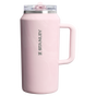 Swatch for Stanley 1913 The Quencher ProTour Flip Straw Tumbler 64 OZ in Pink Amethyst Calacatta | Front View