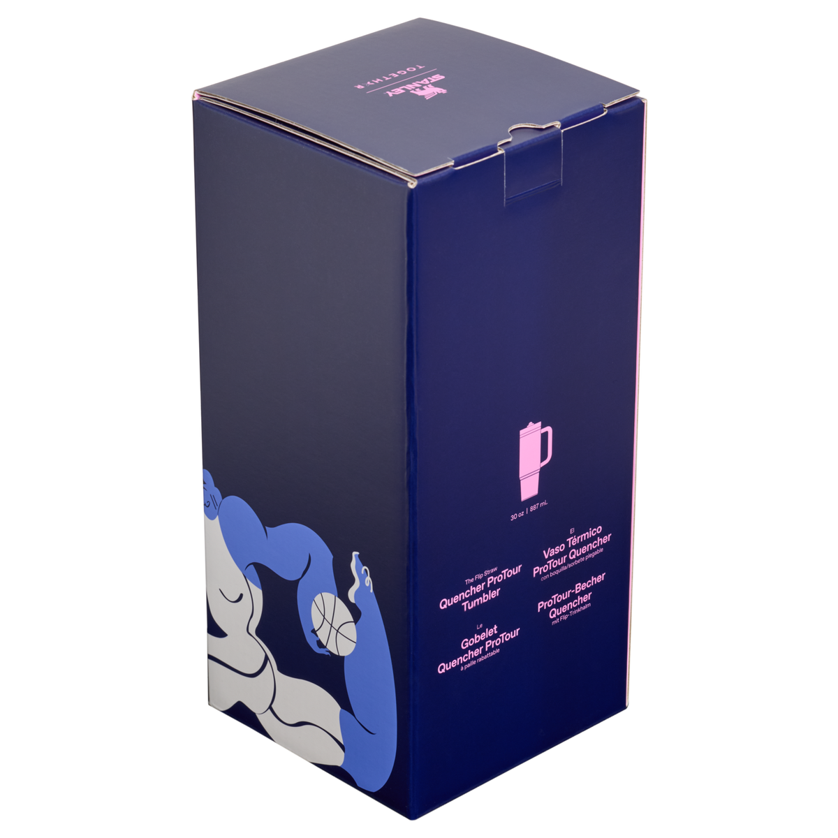 Stanley 1913 The Quencher® ProTour Flip Straw Tumbler 30 OZ in TOGETHXR Flux | Back View