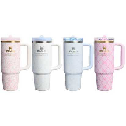 Stanley 1913 Stanley 1913 x LoveShackFancy Holiday The Quencher ProTour Set 4-pack 30 OZ in Multi | Front View