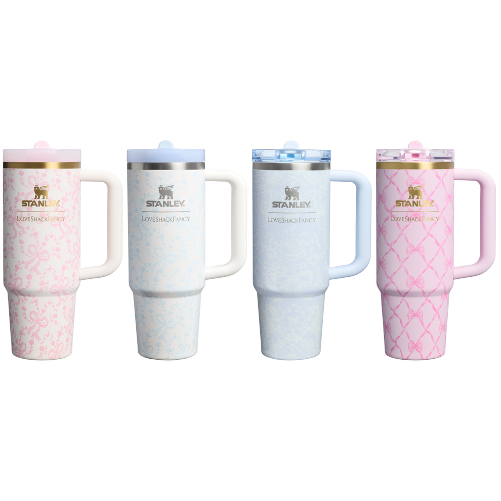 STANLEY LOVE SHACK FANCY タンブラーセット Stanley 1913 x LoveShackFancy Holiday The Quencher ProTour Set 4