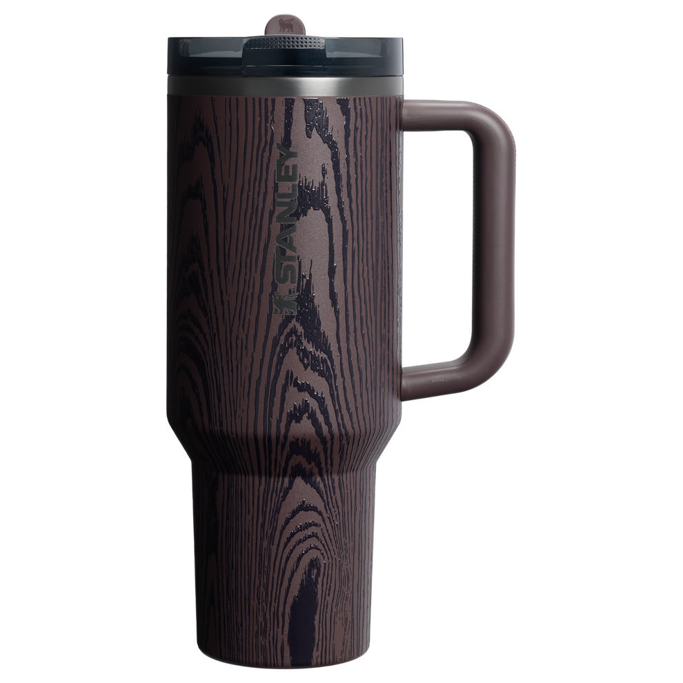 Stanley 1913 The Cheers & Cheer Quencher ProTour Flip Straw Tumbler 40 OZ in Redwood Woodgrain