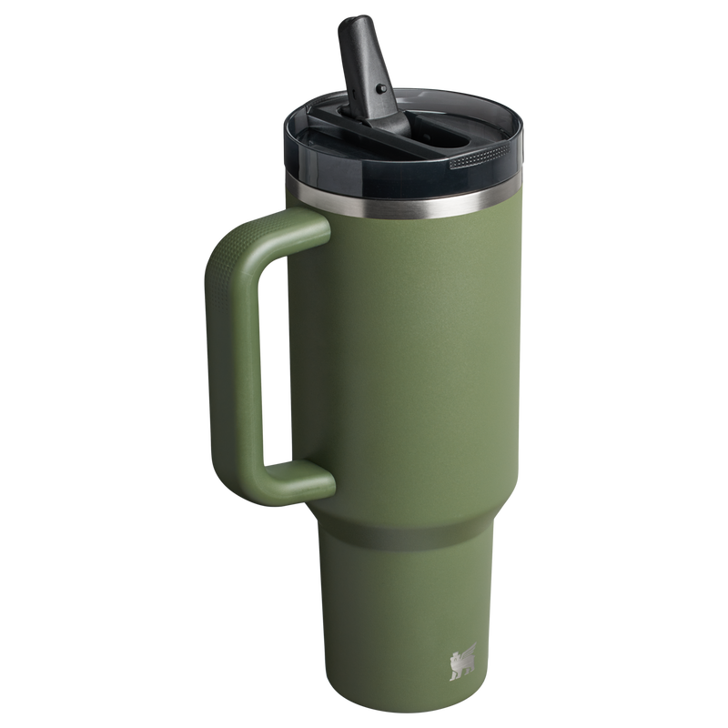 Stanley 1913 The Quencher ProTour Flip Straw Tumbler 40 OZ in Dried Pine | Back View