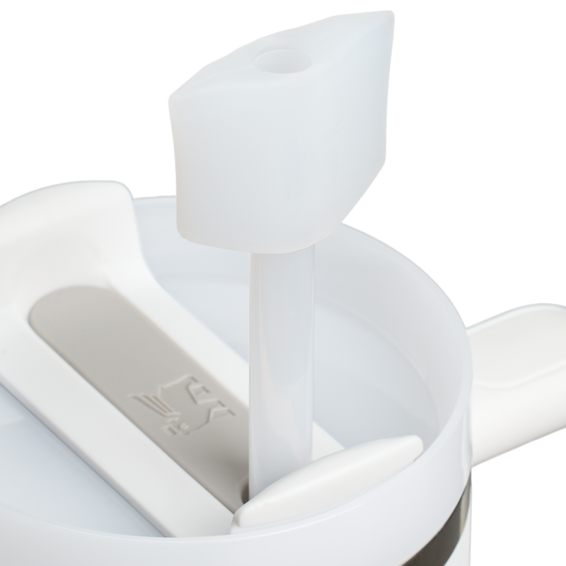 Stanley 1913 The Stay Smooth Straw Topper 2-pack in Milky White