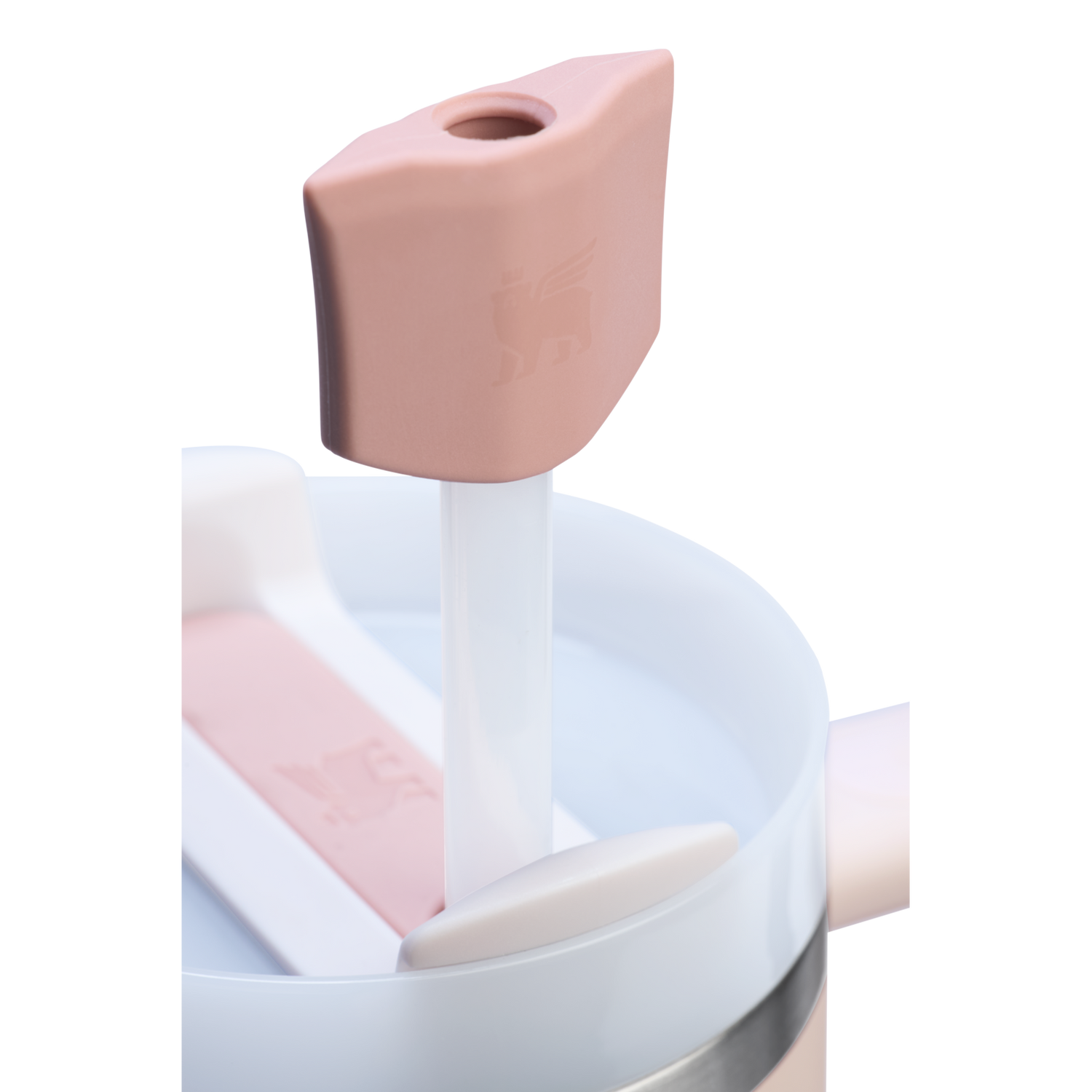 Stanley 1913 The Stay Smooth Straw Topper 2-pack in Pink Dusk | View 1