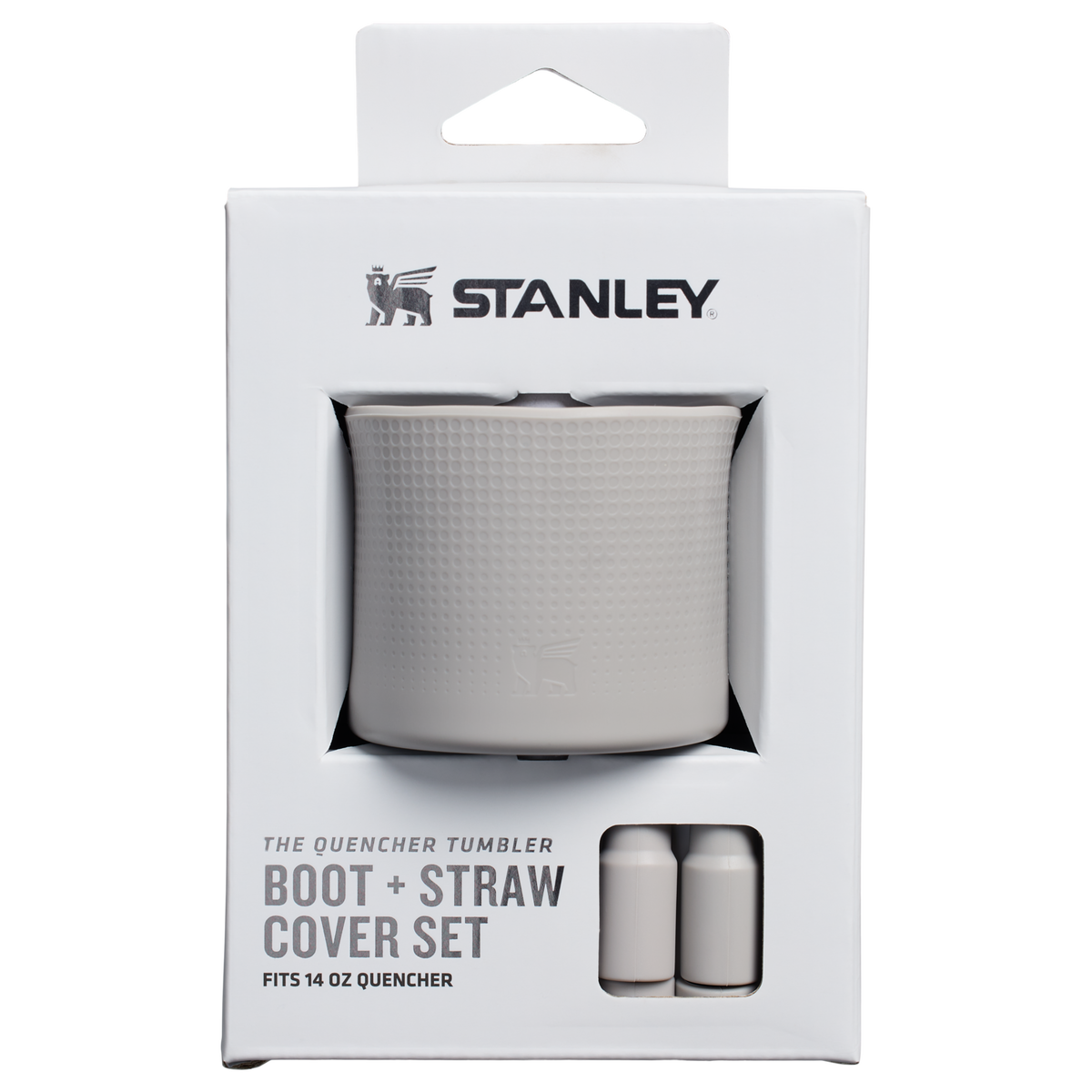 Stanley 1913 Stanley Quencher Boot and Straw Cover Set 14 OZ in Ash | Front View