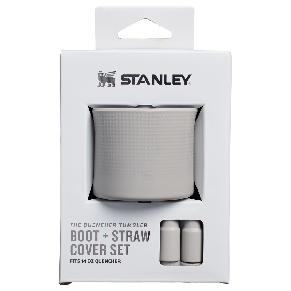 Stanley 1913 Stanley Quencher Boot and Straw Cover Set 14 OZ in Ash | Front View